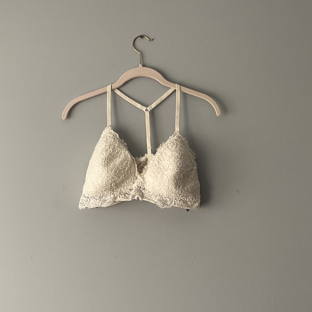 Aerie Cream Lace Bralette